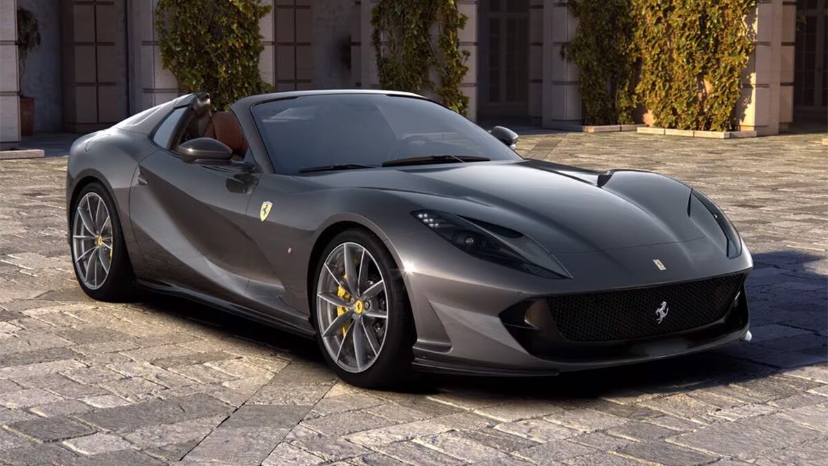 2023 Ferrari 812 GTS parked outside.